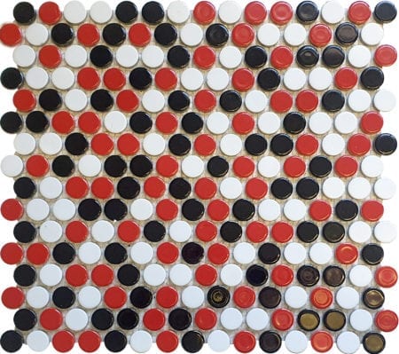Penny Round Mosaic Tiles